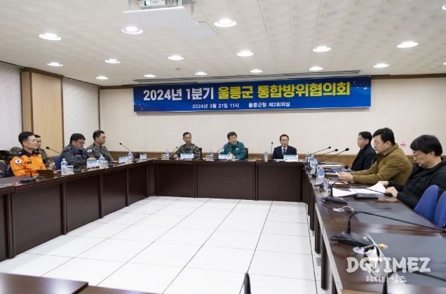 울릉군, 2024년 1분기 통합방위협의회 개최