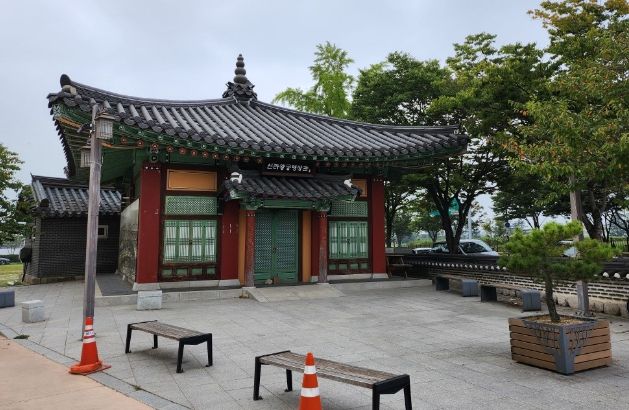 신라왕궁영상관 전경