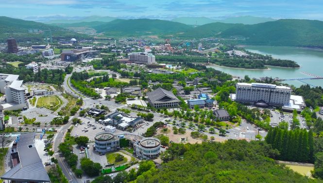 보문관광단지 전경사진