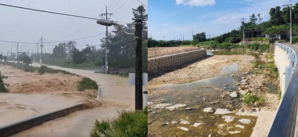 경주시, 천군소하천 침수 예방 정비사업 준공