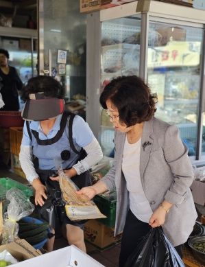 영양교육지원청, 영양전통시장에서 알뜰한 명절 보내세요!