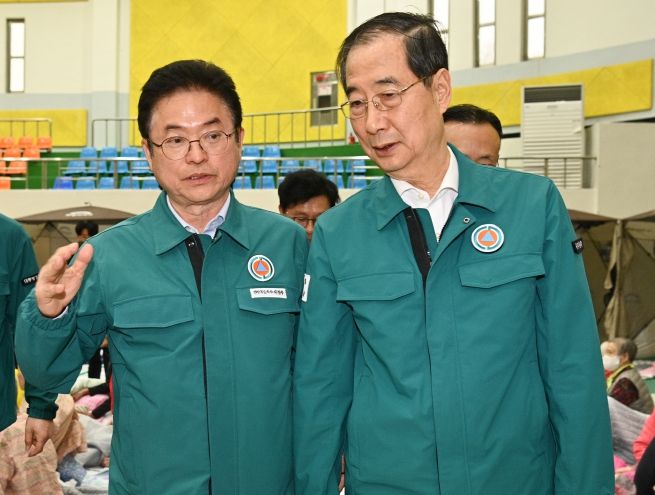한덕수 권한대행 의성현장 방문