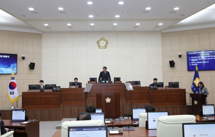 안동시의회, 제262회 임시회 개회