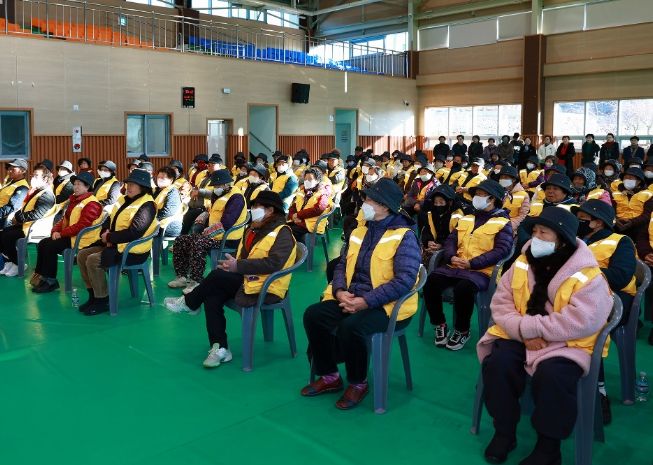 울진군 근남면, 노인일자리사업 해단식 및 소양교육