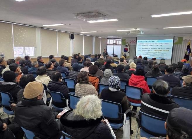 봉화군 재산면, 새해농업인 교육으로 고품질 수박 생산 시동