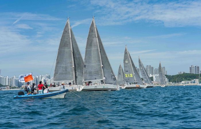 지난해 포항에서 열린 2025 환동해컵·원동컵 국제요트대회 모습