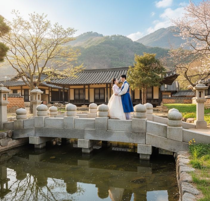 ‘왕과사는남자’의 촬영지 문경새재 에서 즐기는 K-한복체험