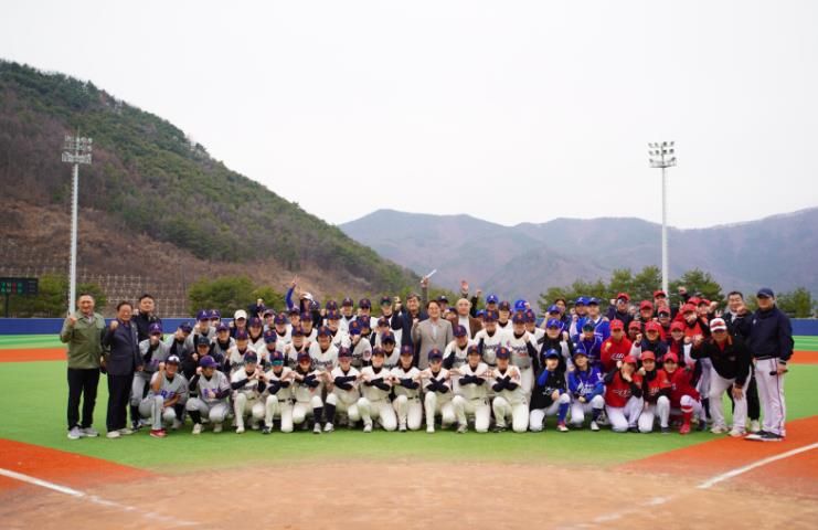 청도군‘빈 여자야구단’창단.(운문면소재 청도베이스볼파크)