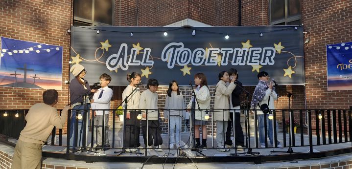 2025년 보컬교실 공연 리허설 장면