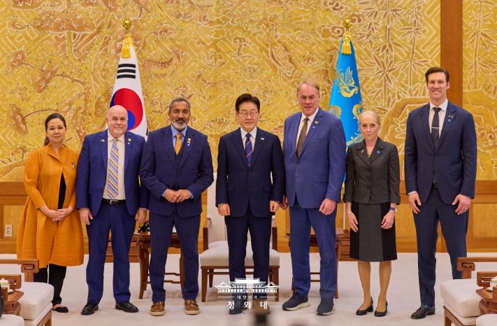 미 하원의원단 접견(청와대)